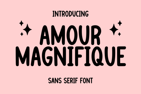 Amour Magnifique: Your Go-To Font for Playful Design