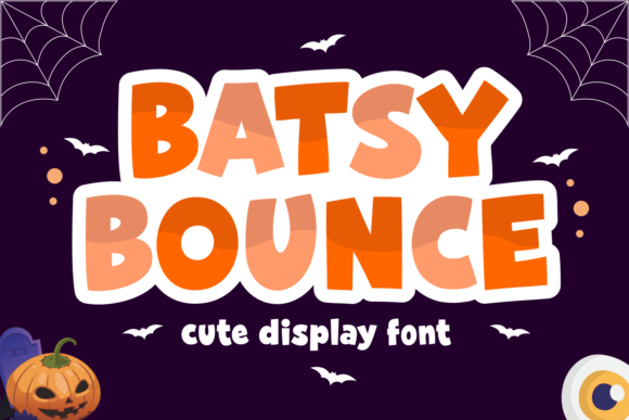 Batsy Bounce Font by Dreamink 7ntypes: A Playful Halloween Typeface