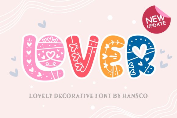 Bring a Playful Touch to Your Designs with Lover Font