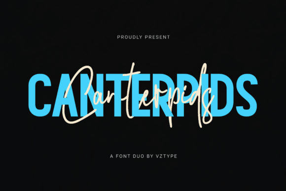 Canterpids Font Duo: A Modern Blend of Elegance and Impact