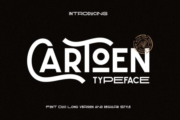 Cartoen Font Duo: Your Go-To Typeface for Vintage Charm