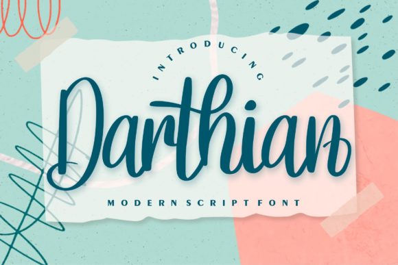 Darthian Font: A Modern Script for Meaningful Design