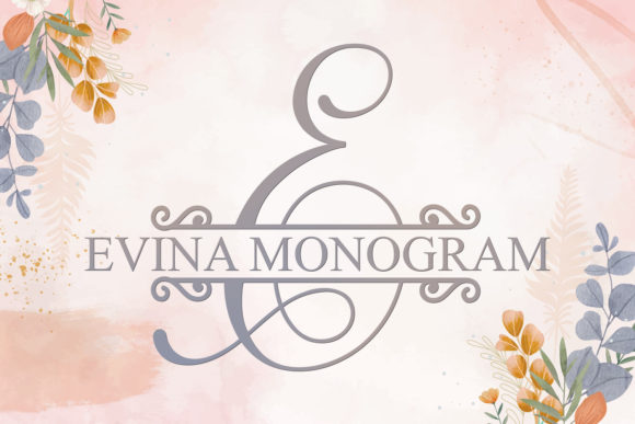 Evina Monogram Font: A Dainty Touch for Timeless Designs