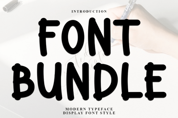 Font Bundle: The Bold, Friendly Typeface for Impactful Design
