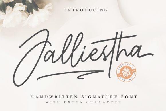 Jalliestha Font: A Modern Calligraphic Favorite