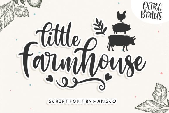 Little Farmhouse Font: A Sweet and Delicate Choice