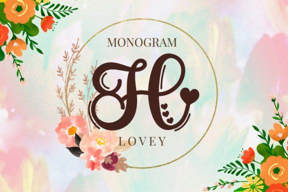 Lovey Monogram Font: A Designer's Guide to Elegant Handwriting