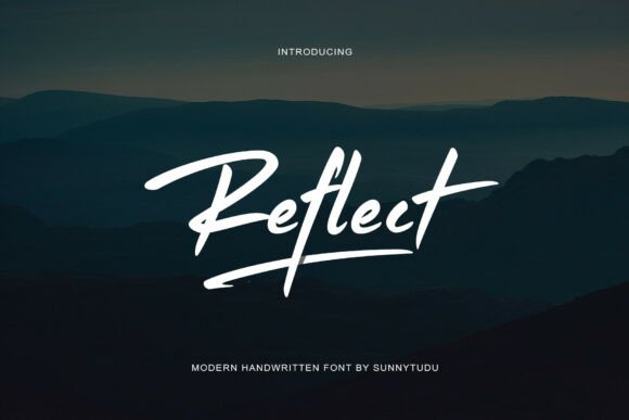 Reflect Handwritten Font: Capturing Raw Urban Energy