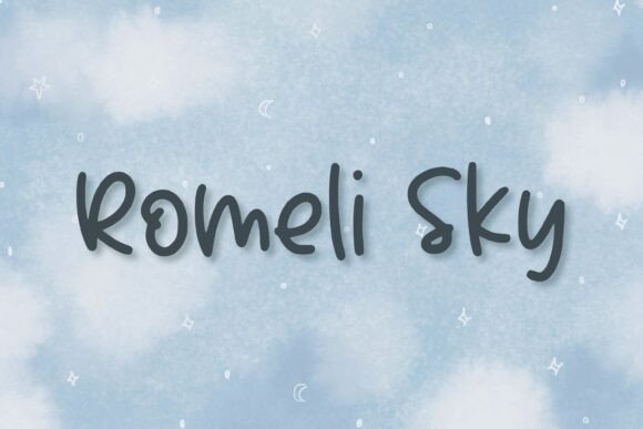 Romeli Sky Font: Infusing Your Projects with Whimsy