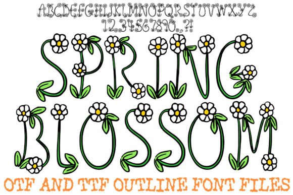 Watch Your Designs Bloom with the Spring Blossom Font