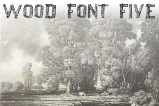 Wood Font Five: Crafting Authentic Nature-Inspired Designs